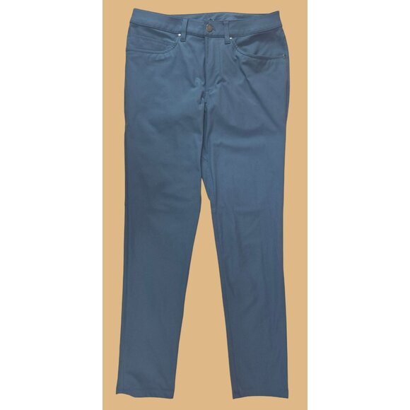 Lululemon Other - Lululemon Mens Blue Stretch Slim Fit Pants Size 30x30
